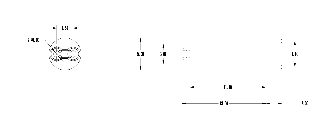 LED间隔柱 5XH13